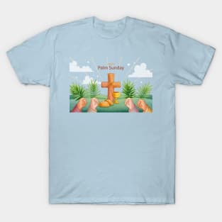 Happy Palm Sunday Illustration T-Shirt